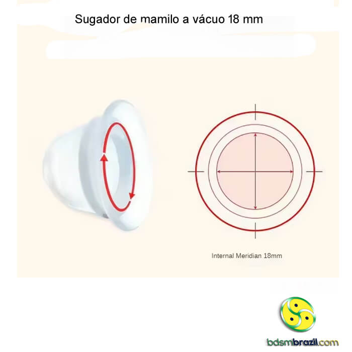 Sugador de mamilo a vácuo 18 mm - Imagem 4