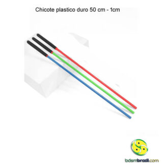 Chicote plastico duro 50 cm - 1cm