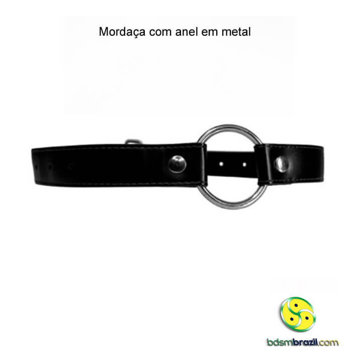 Mordaça com anel em metal - Imagem 4