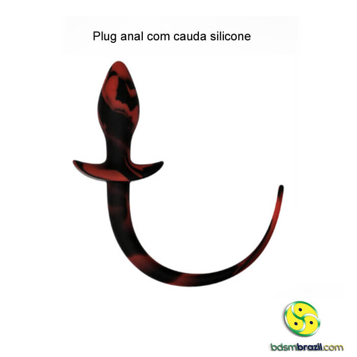 Plug anal com cauda silicone - Imagem 2