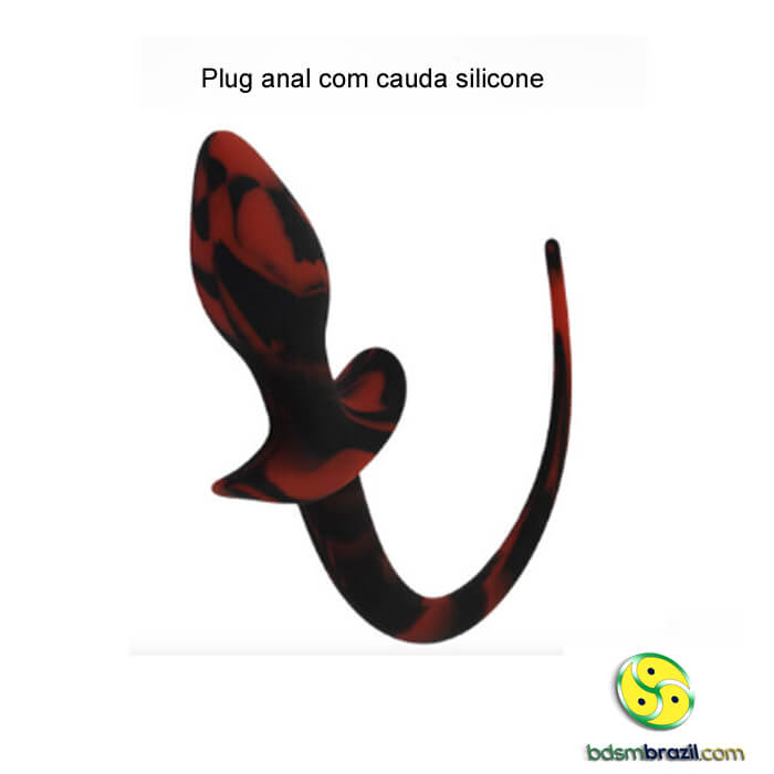 Plug anal com cauda silicone - Imagem 3
