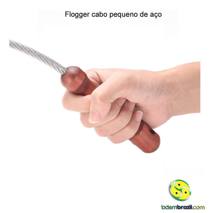 Flogger cabo pequeno de aço - Imagem 2