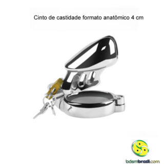 Cinto de castidade formato anatômico 4 cm