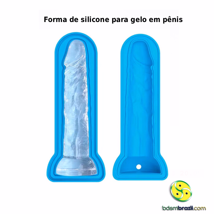 Forma de silicone para gelo em pênis - Imagem 3